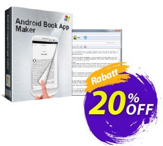Android Book App Maker Coupon, discount A-PDF Coupon (9891). Promotion: 20% IVS and A-PDF