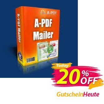 A-PDF Mailer Gutschein A-PDF Coupon (9891) Aktion: 20% IVS and A-PDF