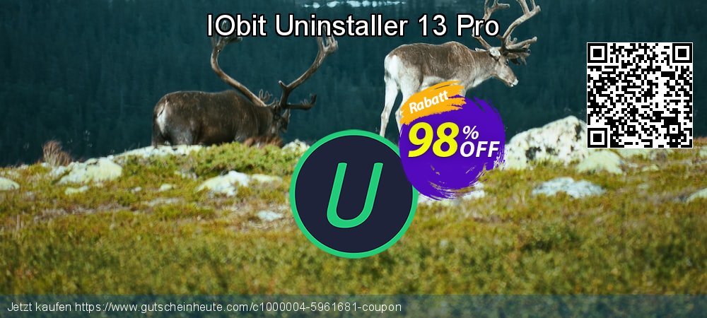 IObit Uninstaller 13 Pro überraschend Promotionsangebot Bildschirmfoto