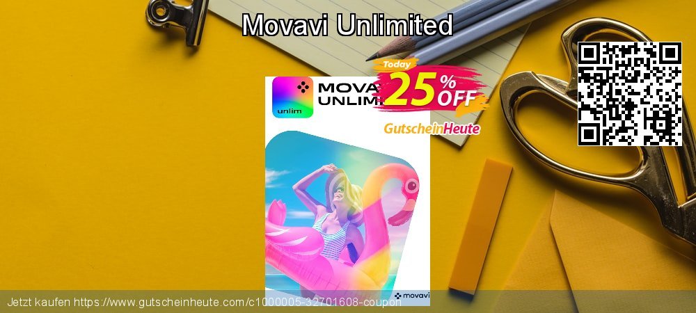Movavi Unlimited ausschließlich Ermäßigung Bildschirmfoto