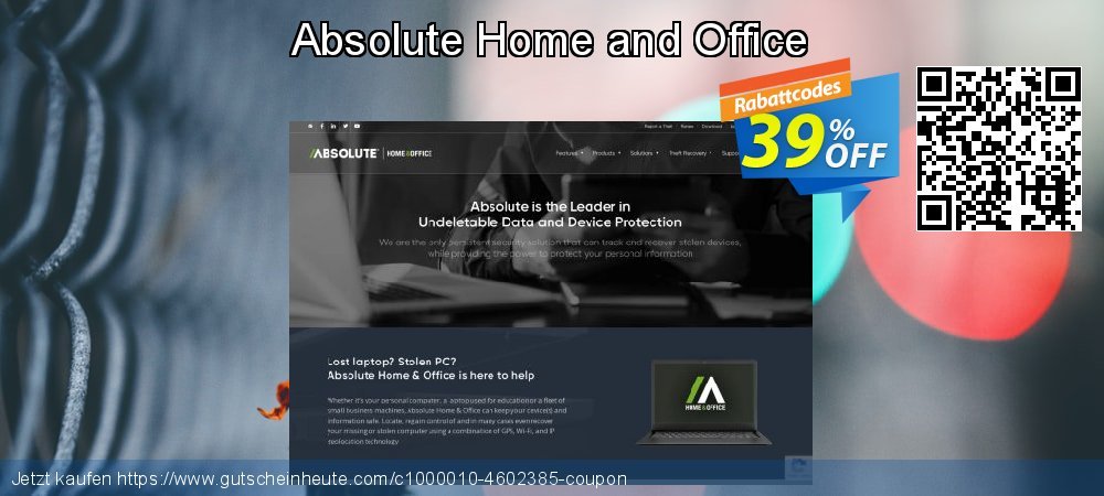 Absolute Home and Office ausschließenden Diskont Bildschirmfoto