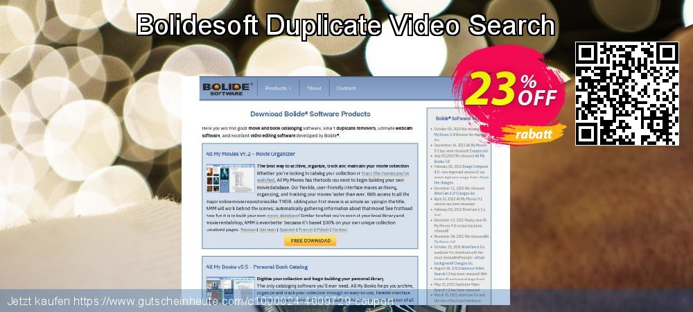 Bolidesoft Duplicate Video Search uneingeschränkt Disagio Bildschirmfoto