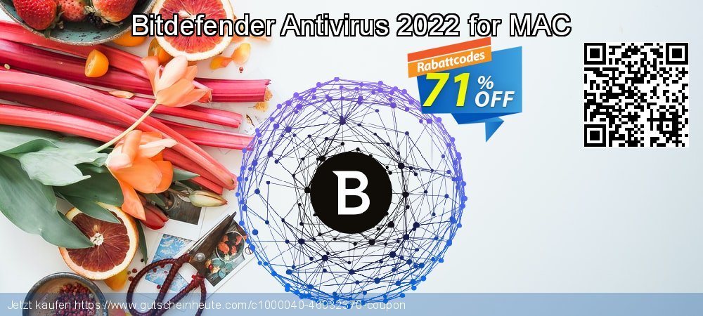 Bitdefender Antivirus 2022 for MAC faszinierende Rabatt Bildschirmfoto