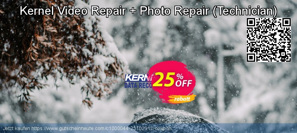 Kernel Video Repair + Photo Repair - Technician  wunderbar Sale Aktionen Bildschirmfoto