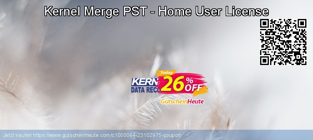 Kernel Merge PST - Home User License atemberaubend Außendienst-Promotions Bildschirmfoto