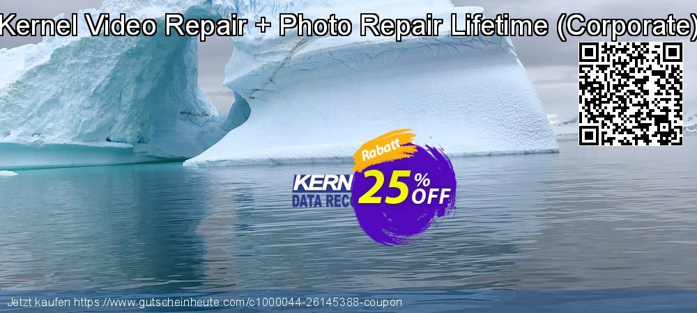 Kernel Video Repair + Photo Repair Lifetime - Corporate  faszinierende Preisnachlässe Bildschirmfoto