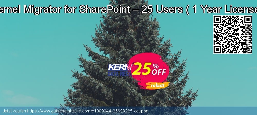 Kernel Migrator for SharePoint – 25 Users -  1 Year License   Sonderangebote Sale Aktionen Bildschirmfoto