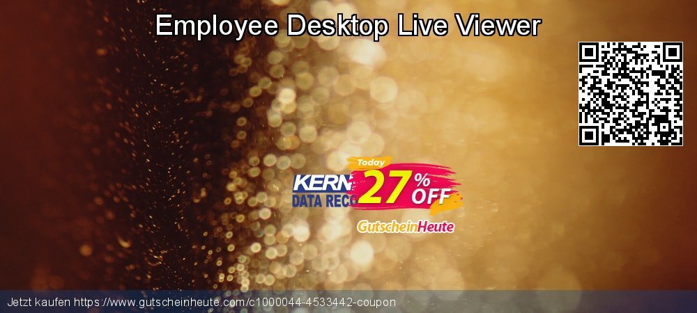 Employee Desktop Live Viewer ausschließlich Beförderung Bildschirmfoto