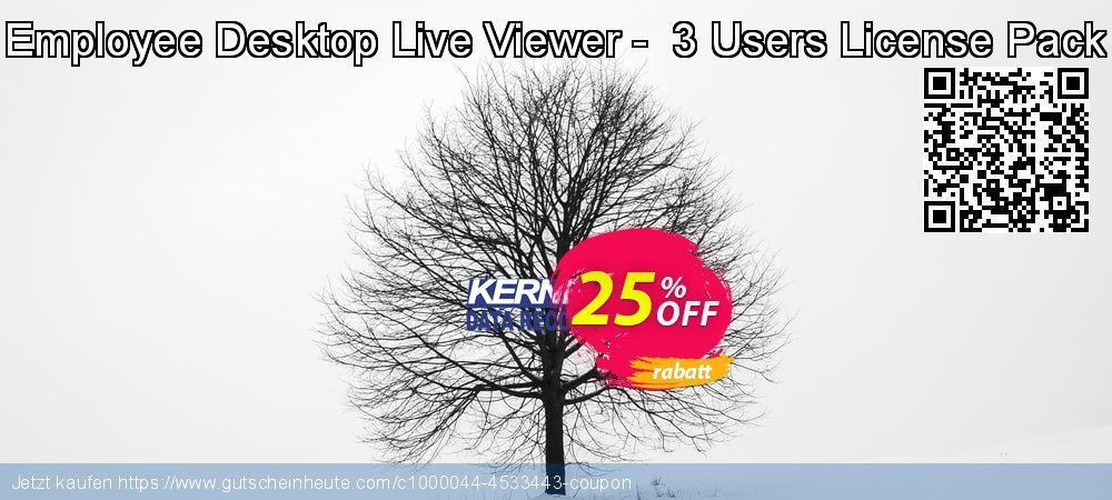 Employee Desktop Live Viewer -  3 Users License Pack ausschließenden Sale Aktionen Bildschirmfoto