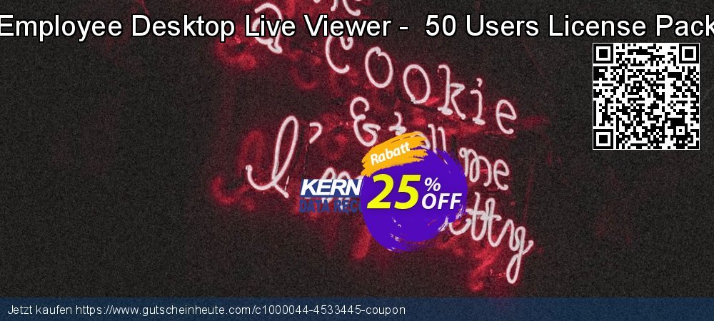 Employee Desktop Live Viewer -  50 Users License Pack Sonderangebote Ermäßigungen Bildschirmfoto