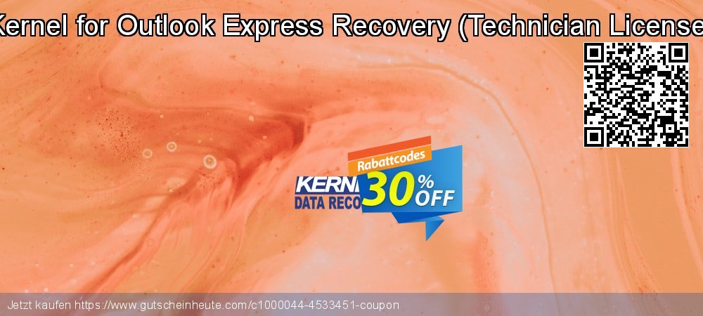 Kernel for Outlook Express Recovery - Technician License  atemberaubend Ermäßigung Bildschirmfoto