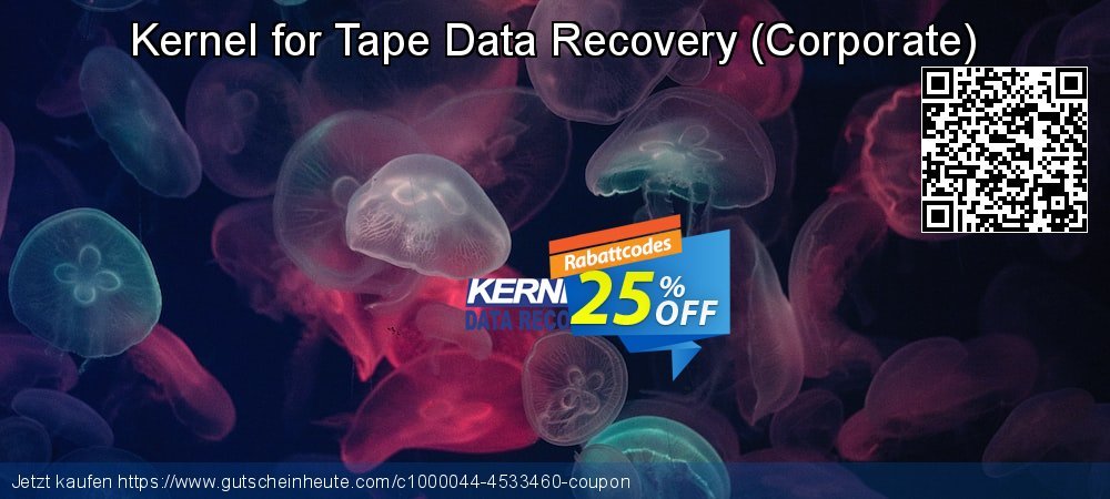 Kernel for Tape Data Recovery - Corporate  Exzellent Sale Aktionen Bildschirmfoto