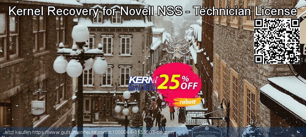 Kernel Recovery for Novell NSS - Technician License uneingeschränkt Disagio Bildschirmfoto