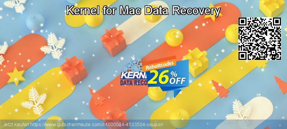 Kernel for Mac Data Recovery ausschließlich Verkaufsförderung Bildschirmfoto