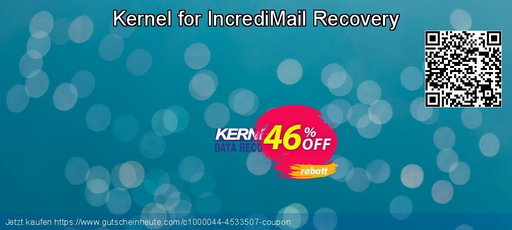 Kernel for IncrediMail Recovery Sonderangebote Preisreduzierung Bildschirmfoto