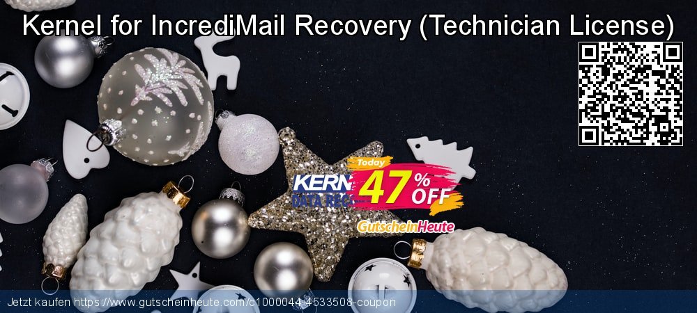 Kernel for IncrediMail Recovery - Technician License  unglaublich Förderung Bildschirmfoto