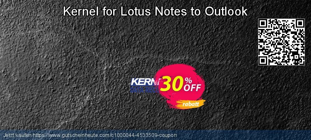 Kernel for Lotus Notes to Outlook unglaublich Förderung Bildschirmfoto