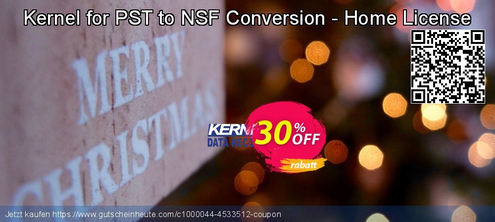Kernel for PST to NSF Conversion - Home License wunderbar Rabatt Bildschirmfoto