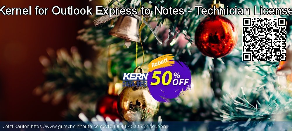 Kernel for Outlook Express to Notes - Technician License klasse Angebote Bildschirmfoto