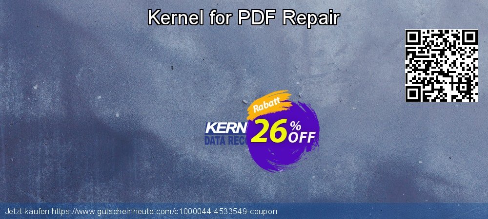 Kernel for PDF Repair überraschend Angebote Bildschirmfoto