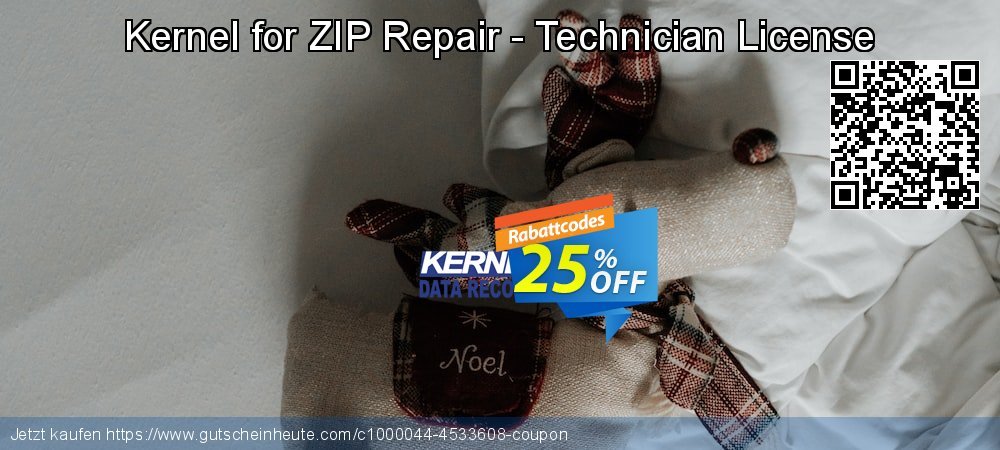 Kernel for ZIP Repair - Technician License wunderschön Außendienst-Promotions Bildschirmfoto