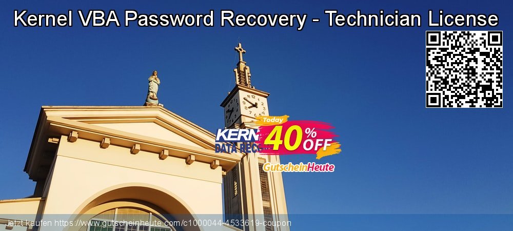 Kernel VBA Password Recovery - Technician License umwerfende Nachlass Bildschirmfoto