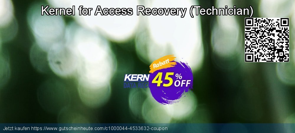 Kernel for Access Recovery - Technician  erstaunlich Ermäßigungen Bildschirmfoto