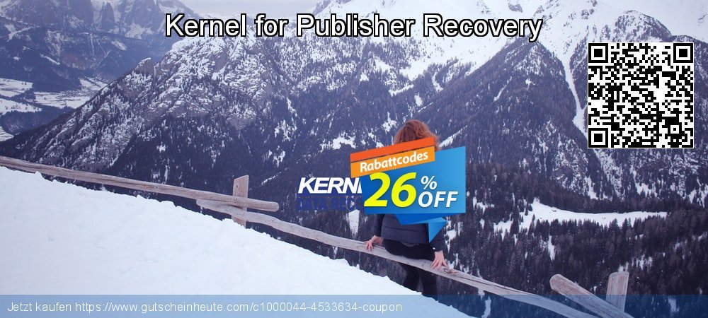 Kernel for Publisher Recovery fantastisch Angebote Bildschirmfoto