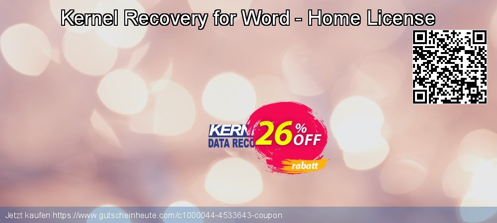 Kernel Recovery for Word - Home License formidable Preisreduzierung Bildschirmfoto
