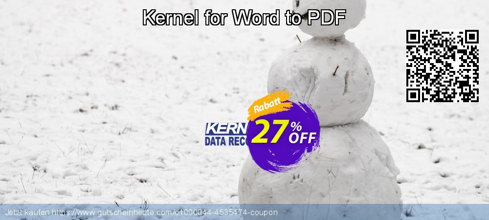 Kernel for Word to PDF toll Ermäßigung Bildschirmfoto