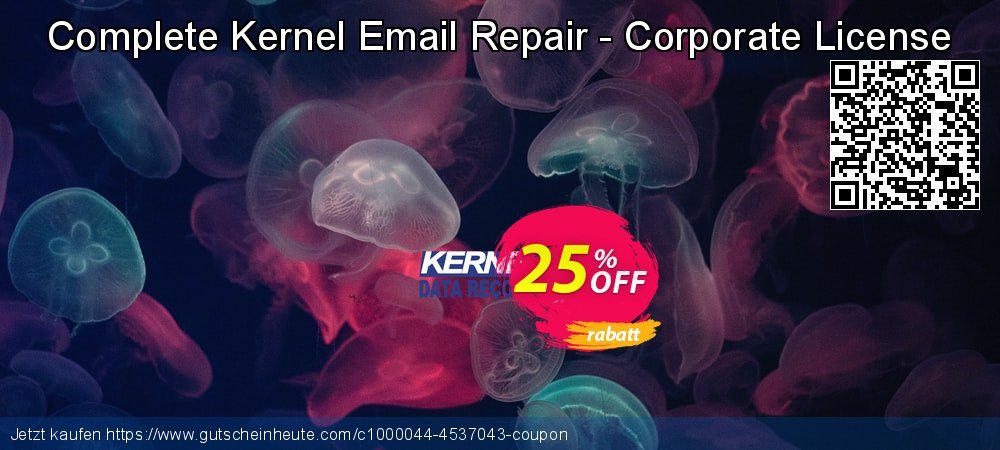 Complete Kernel Email Repair - Corporate License fantastisch Preisnachlass Bildschirmfoto