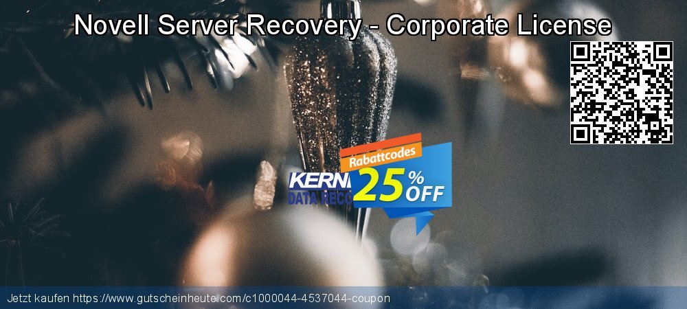 Novell Server Recovery - Corporate License fantastisch Preisnachlass Bildschirmfoto