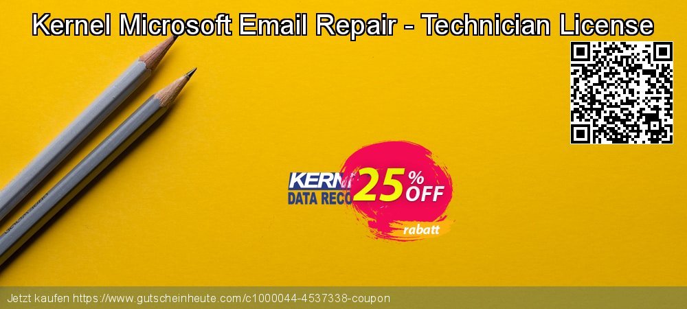 Kernel Microsoft Email Repair - Technician License aufregenden Ermäßigungen Bildschirmfoto