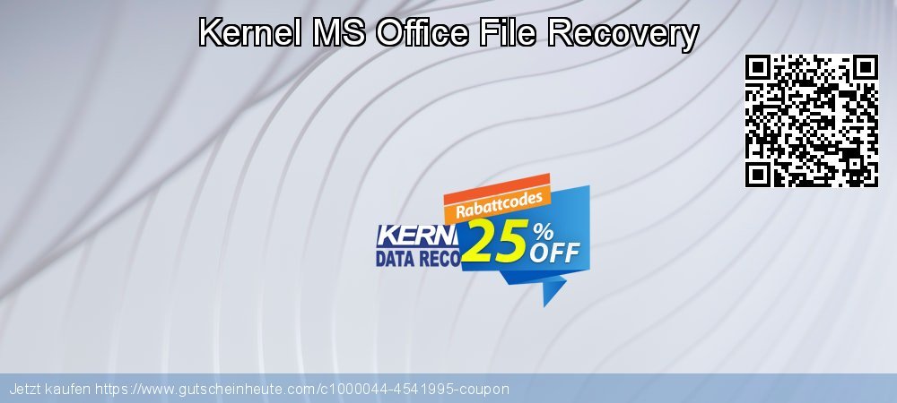 Kernel MS Office File Recovery klasse Rabatt Bildschirmfoto