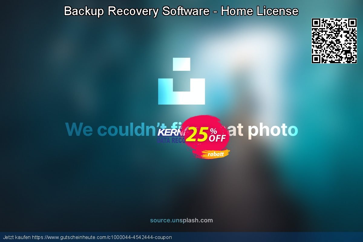 Backup Recovery Software - Home License verblüffend Ermäßigung Bildschirmfoto