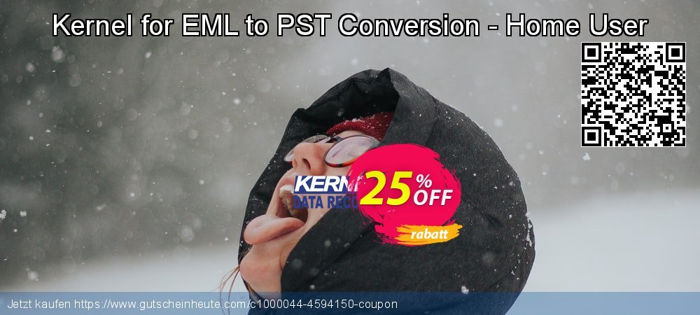 Kernel for EML to PST Conversion - Home User super Sale Aktionen Bildschirmfoto