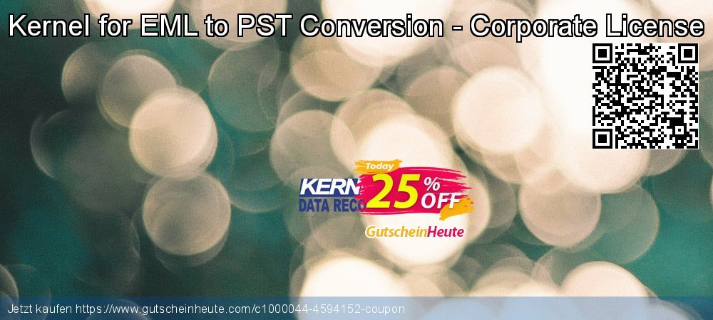 Kernel for EML to PST Conversion - Corporate License verblüffend Ermäßigungen Bildschirmfoto