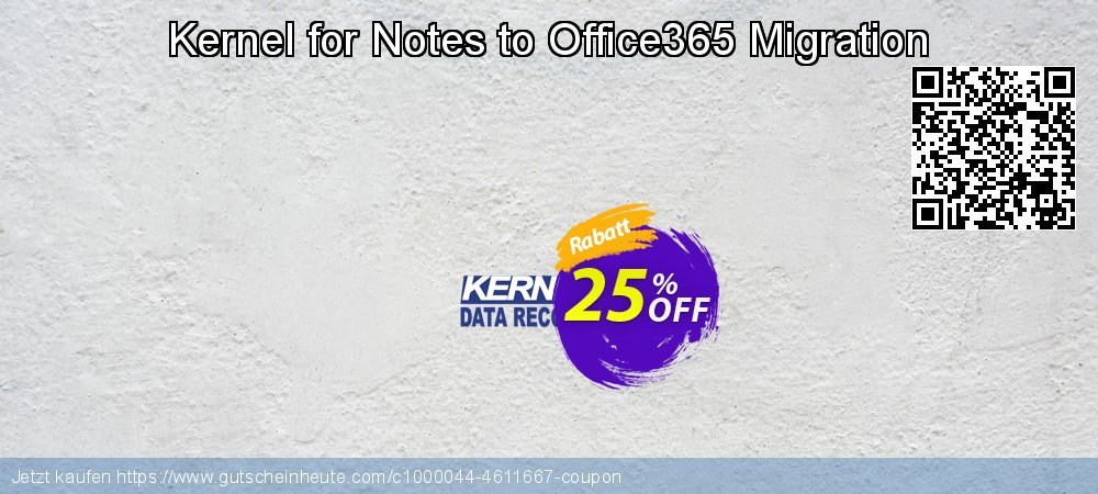 Kernel for Notes to Office365 Migration verblüffend Diskont Bildschirmfoto