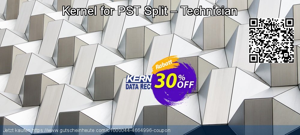 Kernel for PST Split – Technician umwerfende Ermäßigung Bildschirmfoto