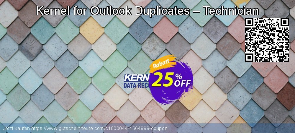 Kernel for Outlook Duplicates – Technician geniale Verkaufsförderung Bildschirmfoto
