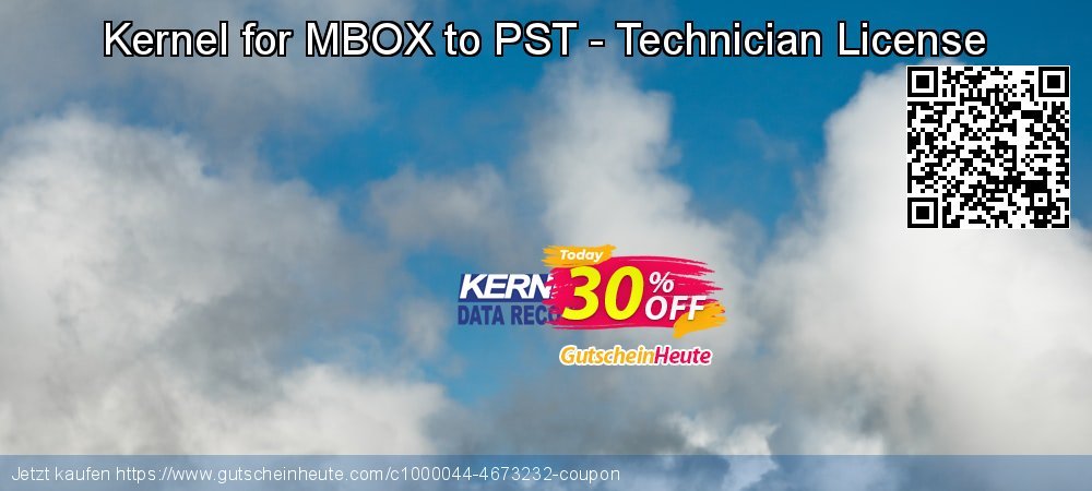 Kernel for MBOX to PST - Technician License wunderschön Förderung Bildschirmfoto
