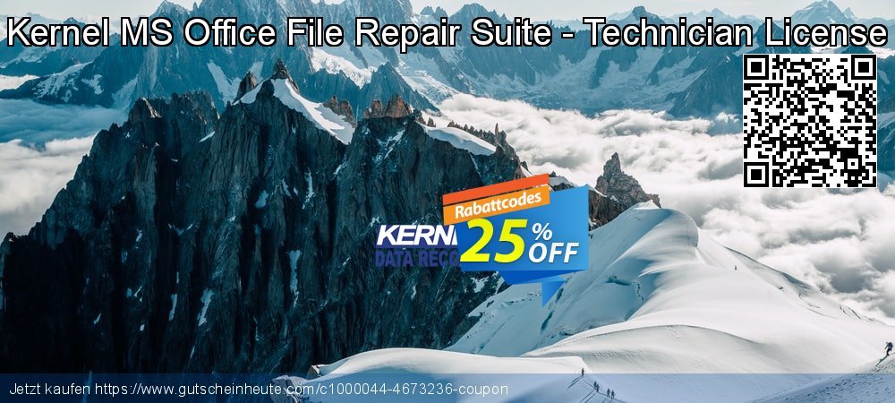 Kernel MS Office File Repair Suite - Technician License formidable Ermäßigungen Bildschirmfoto