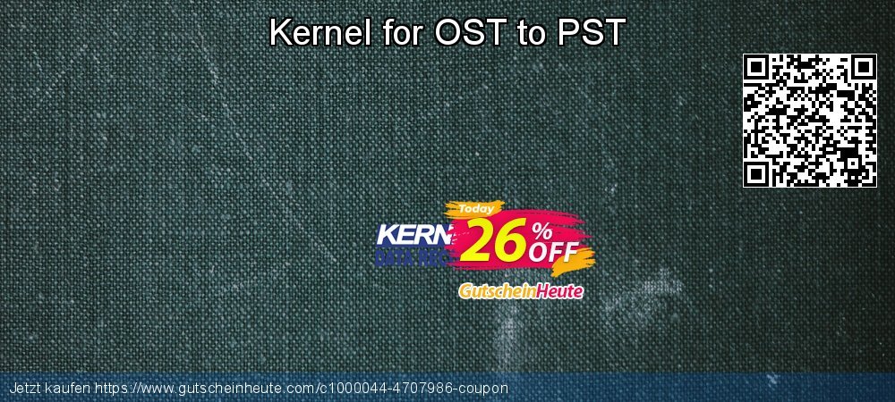 Kernel for OST to PST überraschend Angebote Bildschirmfoto