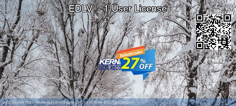 EDLV  - 1 User License überraschend Diskont Bildschirmfoto