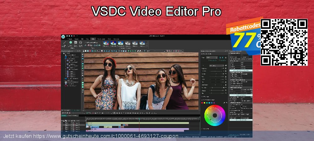 VSDC Video Editor Pro Sonderangebote Preisnachlässe Bildschirmfoto