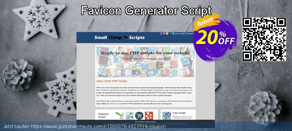 Favicon Generator Script faszinierende Nachlass Bildschirmfoto