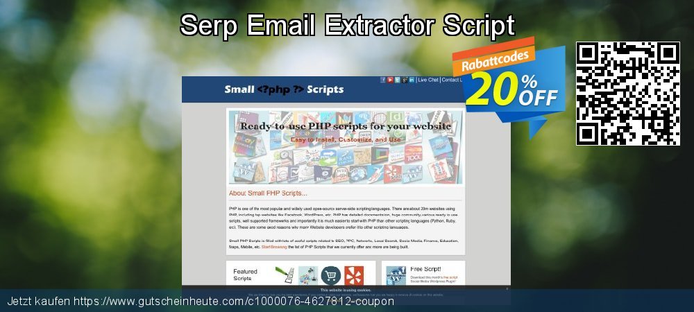 Serp Email Extractor Script spitze Verkaufsförderung Bildschirmfoto