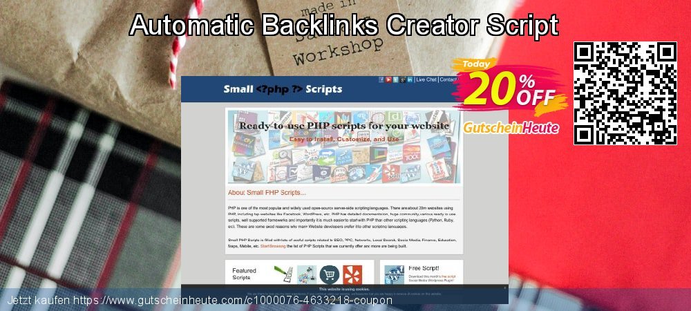Automatic Backlinks Creator Script wunderbar Verkaufsförderung Bildschirmfoto