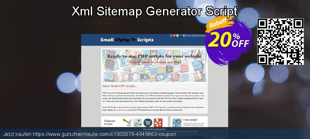 Xml Sitemap Generator Script umwerfenden Rabatt Bildschirmfoto
