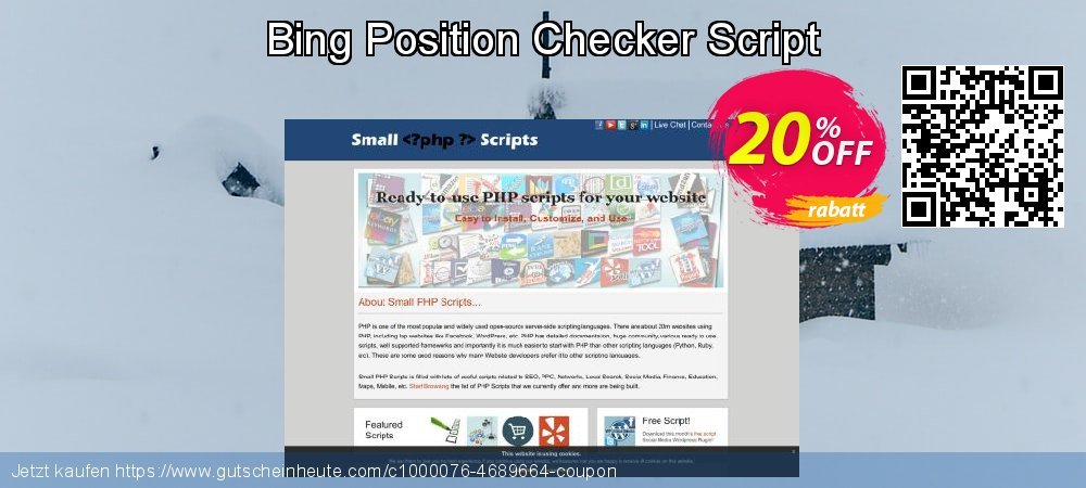Bing Position Checker Script Sonderangebote Beförderung Bildschirmfoto